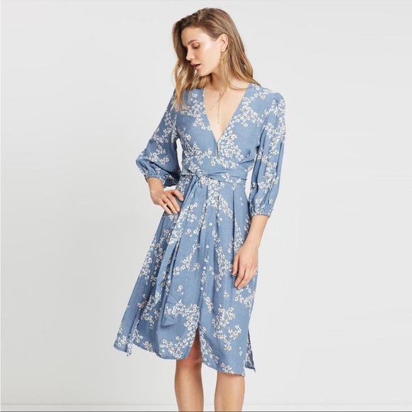 Faithfull the Brand Chloe Midi Dress size XS 2 - Picture 12 of 12